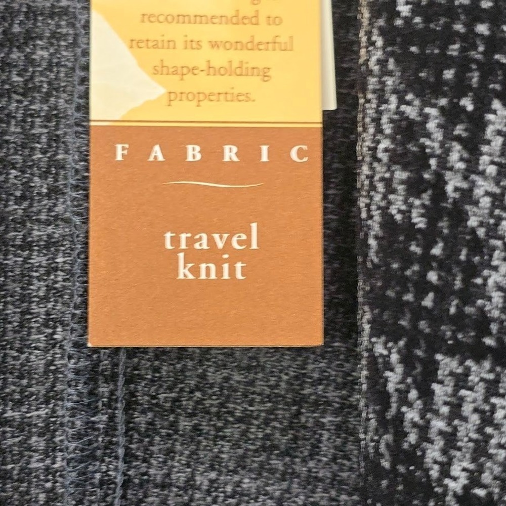 NWT Coldwater Creek Open Front Cardigan L Black Gray Houndstooth Deadstock USA - Picture 3 of 8